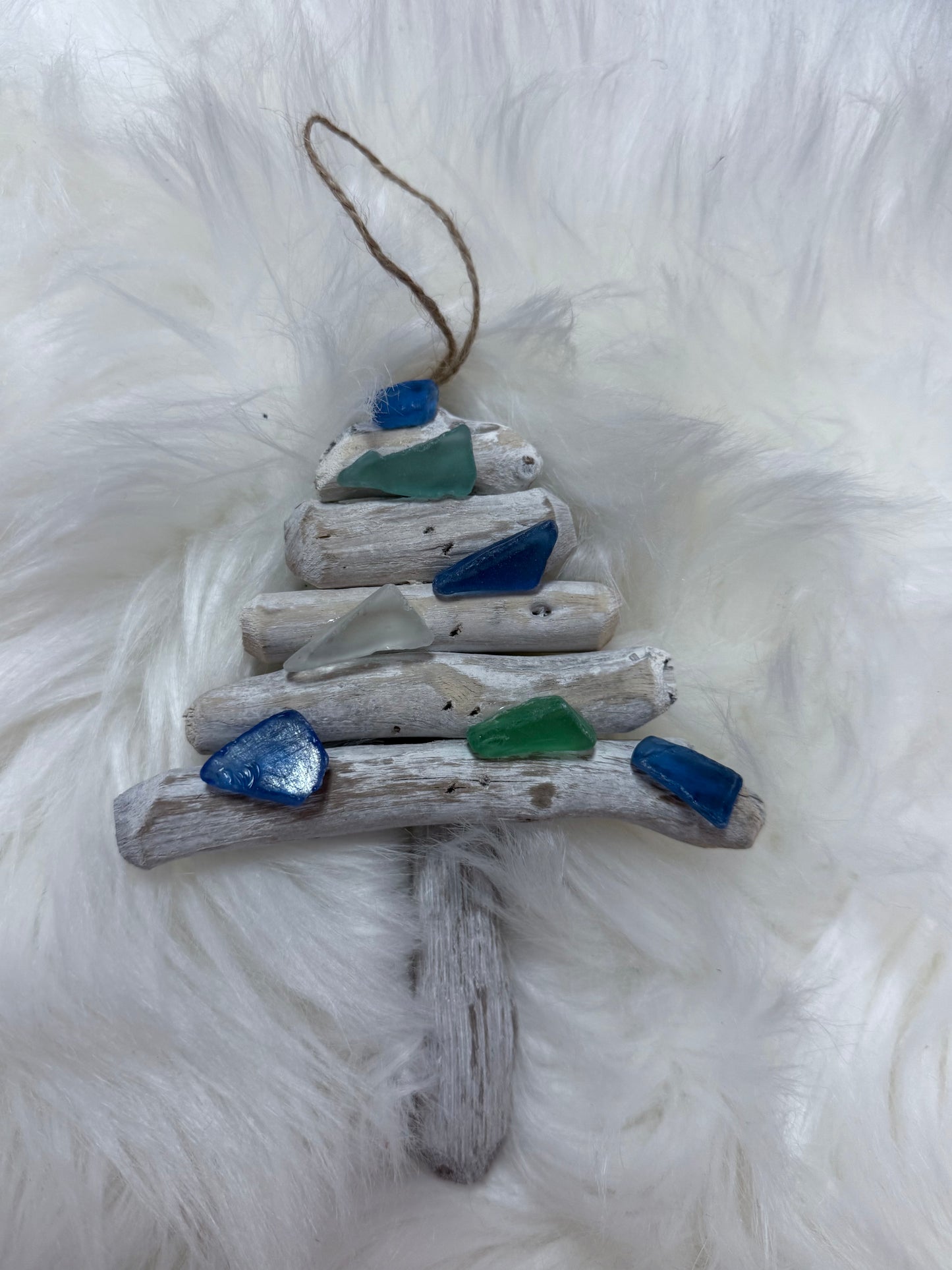 Sea Glass Tree Ornament