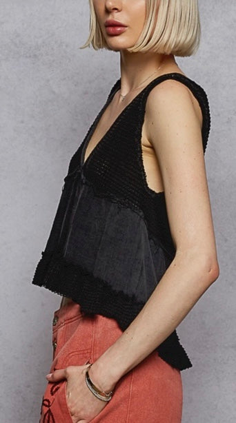 Flame Sleeveless Top