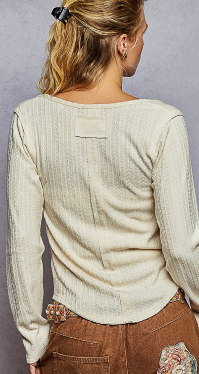 Top back view