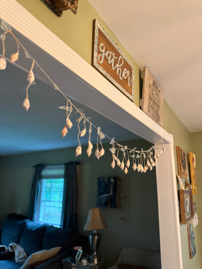 Sea Shell & Sea Glass Delicate Garland