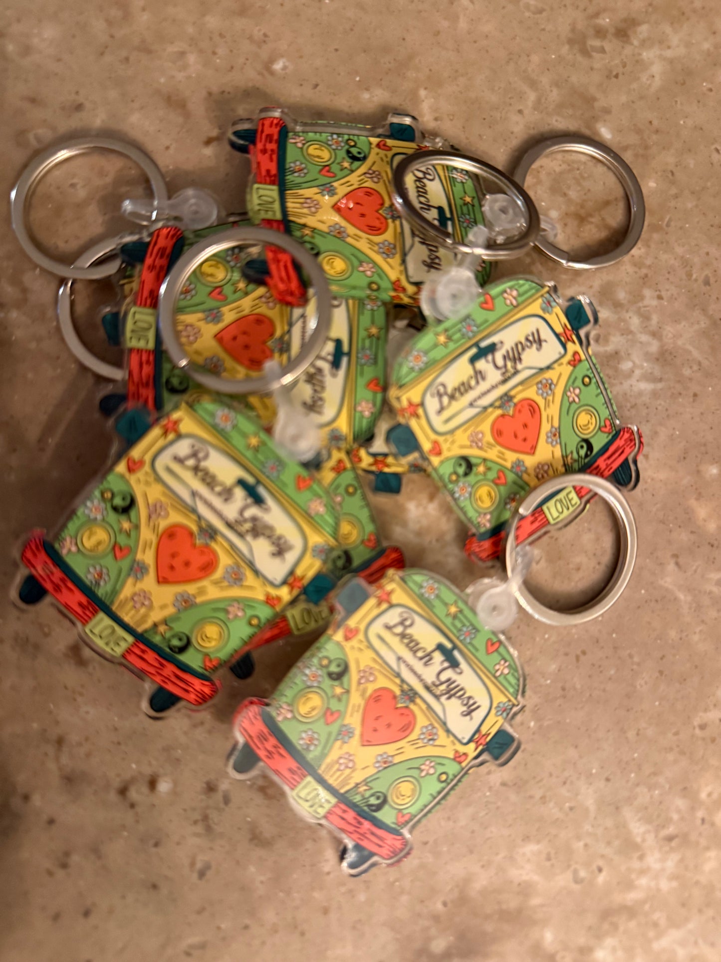 Beach Gypsy Key Chain