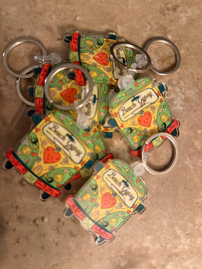 Beach Gypsy Key Chain