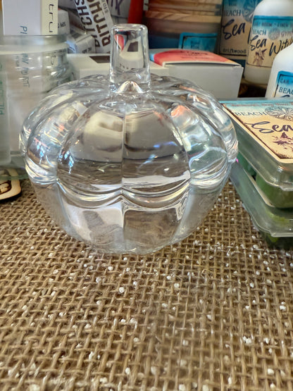 Pumpkin Glass Jar
