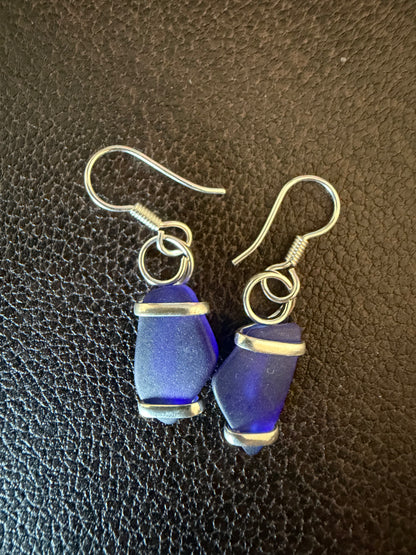 Sea Glass Dangle Earrings