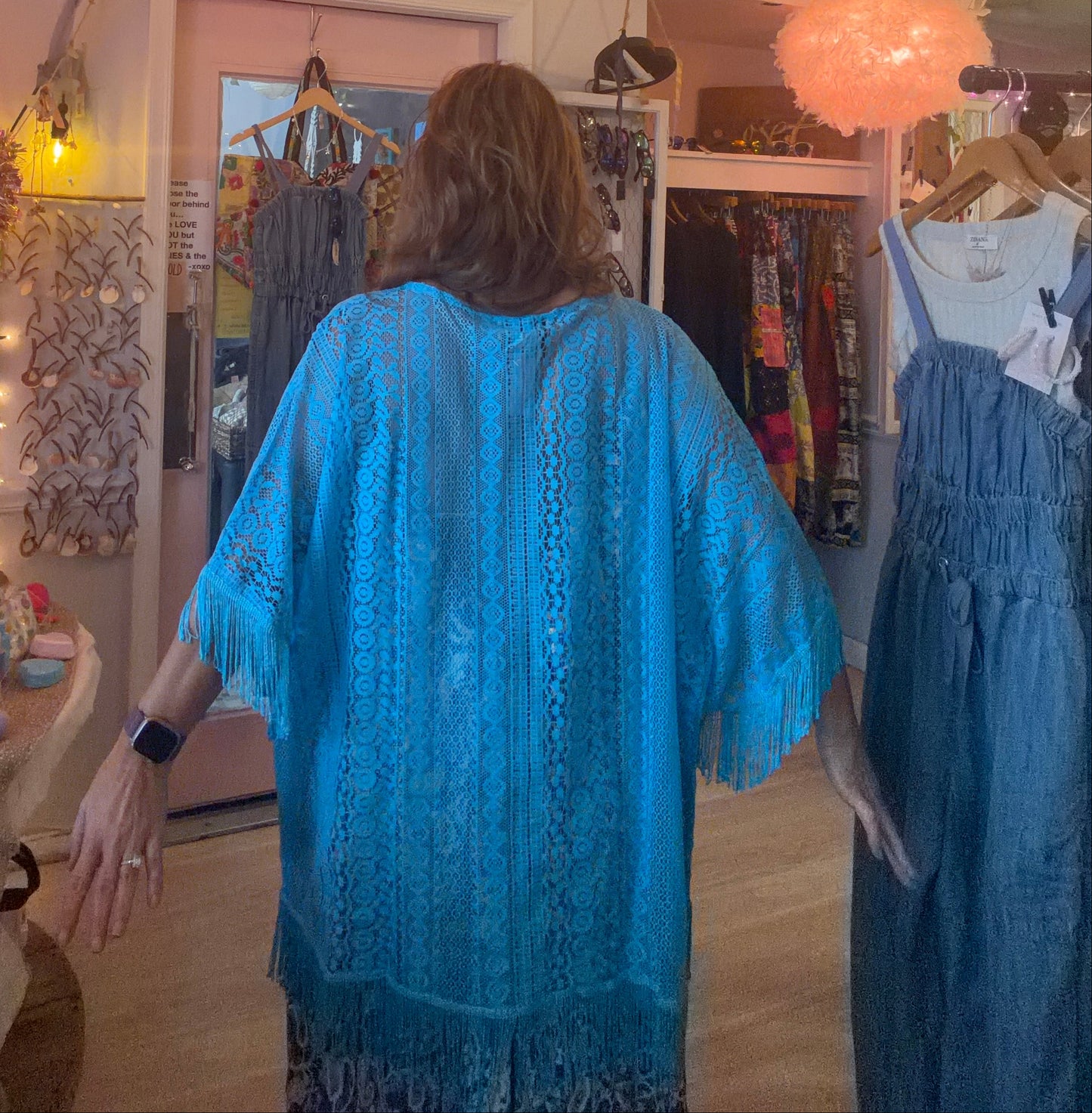 Lace & Fringe Kimono