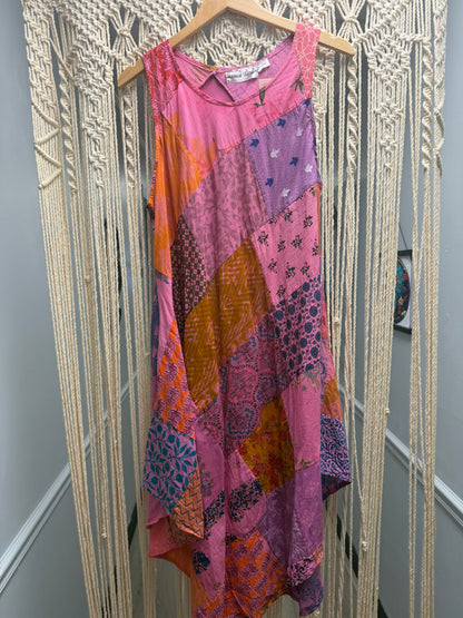 Patch Midi Dress