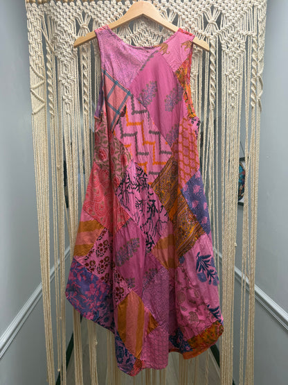 Patch Midi Dress