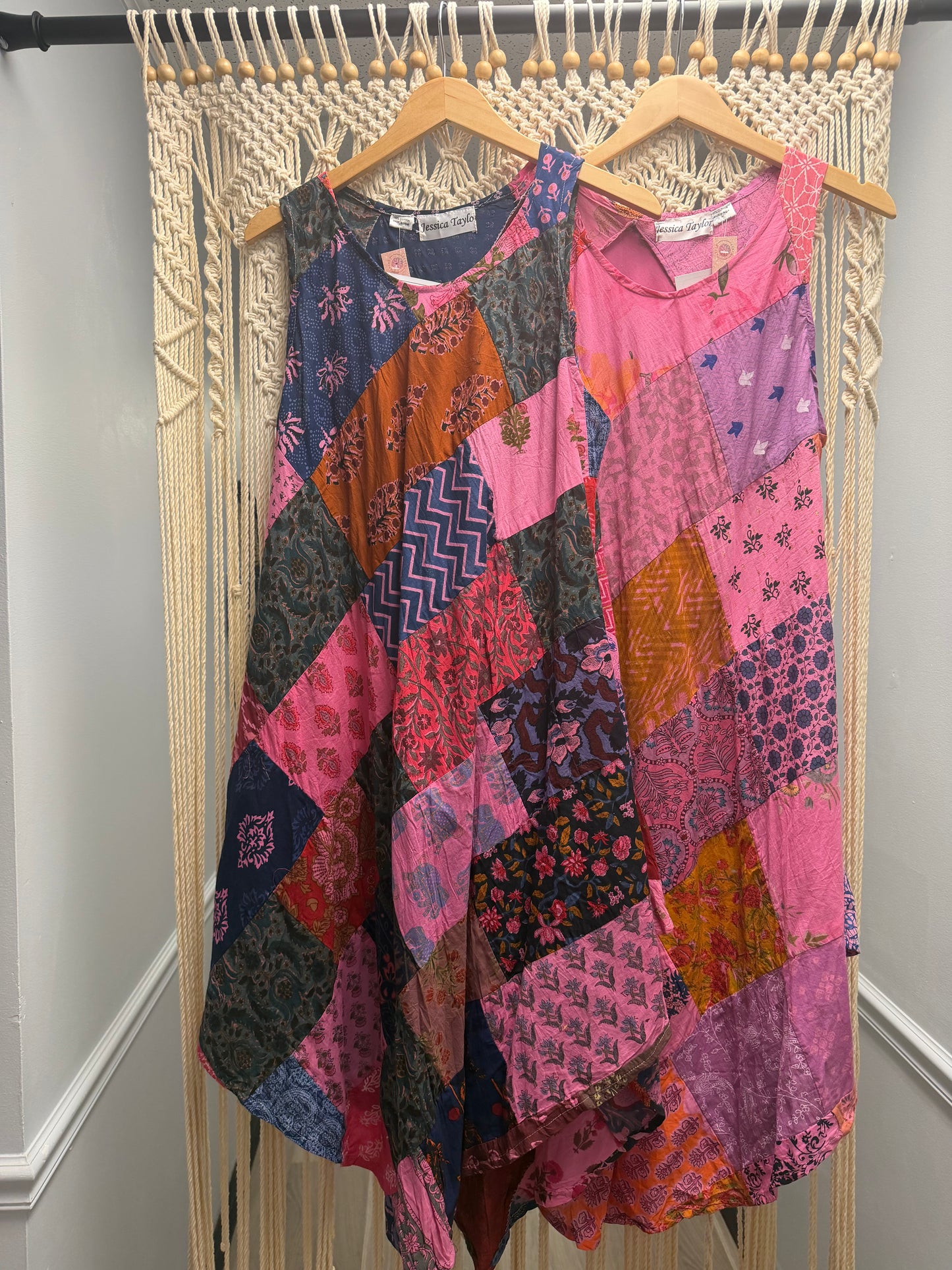 Patch Midi Dress