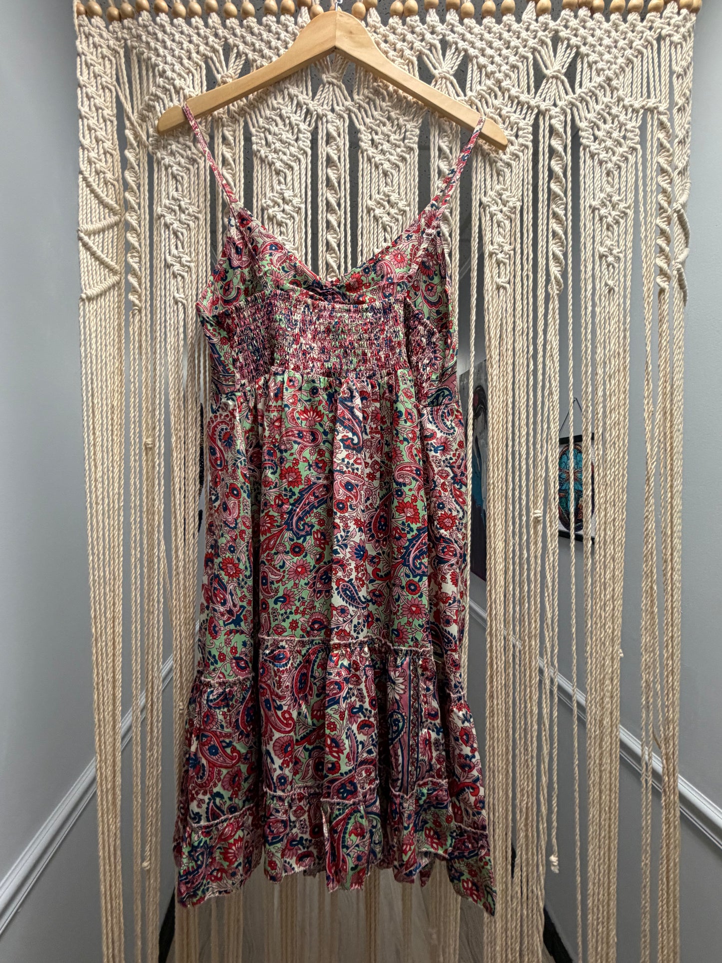 Paisley Silky Mini Dress