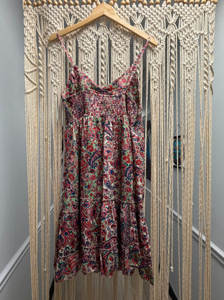 Paisley Silky Mini Dress
