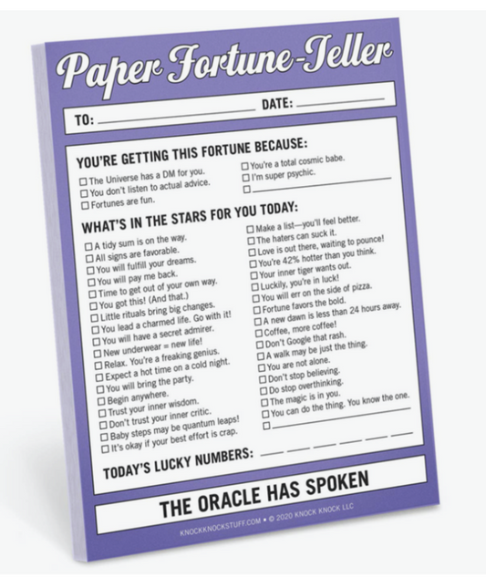 Paper Fortune Teller Nifty Note