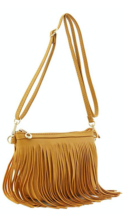 fringe crossbody fringe clutch