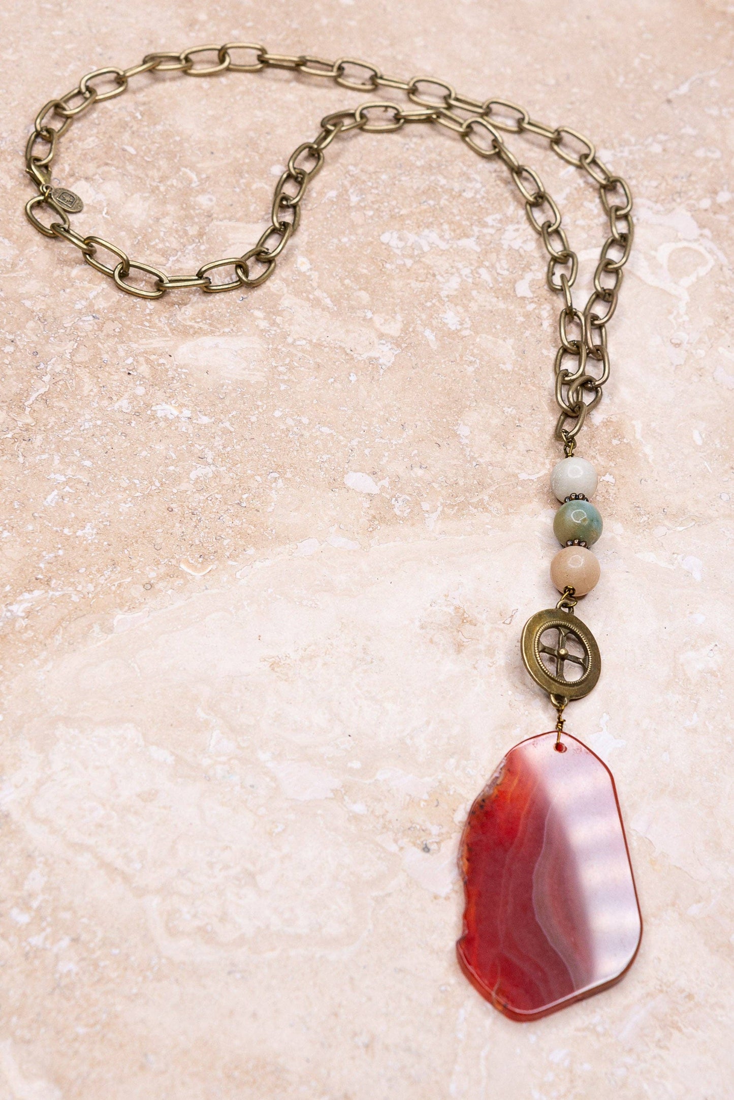 Lila Necklace in Rust