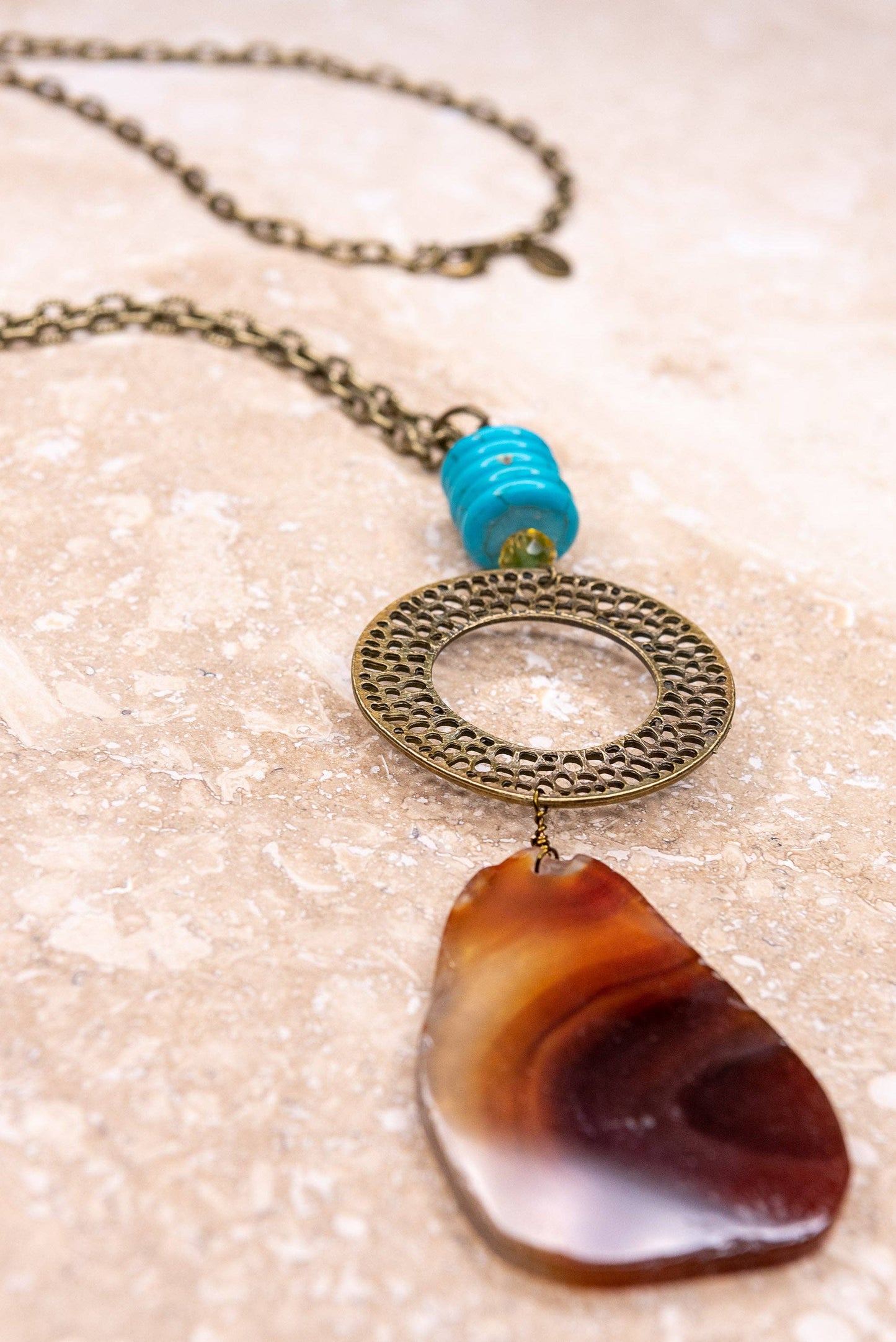 Marcela Bronze Necklace