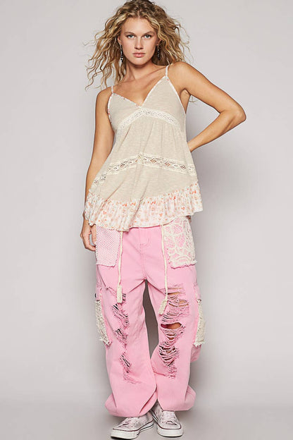 Polly V-neck Tank Tunic top