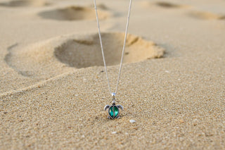 Abalone Turtle Necklace - Beach Gypsy