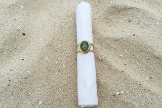 Adjustable Cabochon Stone Ring - Beach Gypsy