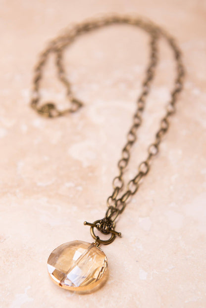 Sage Crystal Pendant Necklace