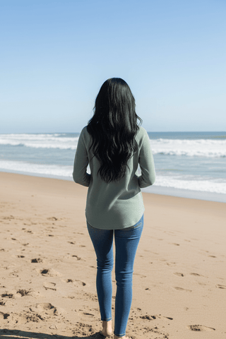 Baby Waffle Long Sleeve Top - Beach Gypsy