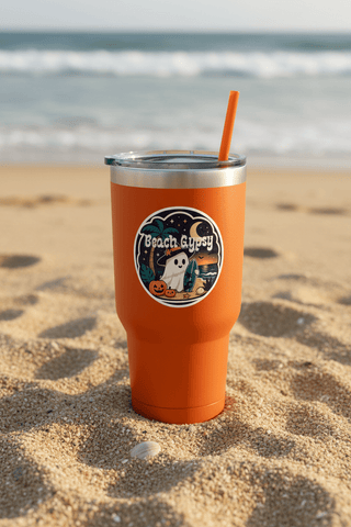 Beach Gypsy Halloween Sticker - Beach Gypsy