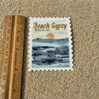 Beach Gypsy Stamp Sticker - Beach Gypsy