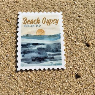 Beach Gypsy Stamp Sticker - Beach Gypsy