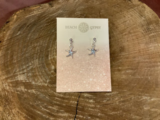 Beach Post Earrings, Silver - Beach Gypsy