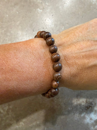Bead & Stone Elastic Bracelet - Beach Gypsy