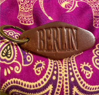 Berlin Leather Motel Keychain - Beach Gypsy