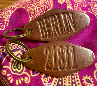 Berlin Leather Motel Keychain - Beach Gypsy