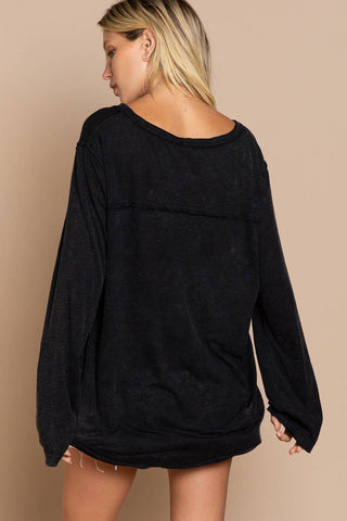 Boat Neck Slub Tee - Beach Gypsy