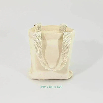 canvas bag with handle straps