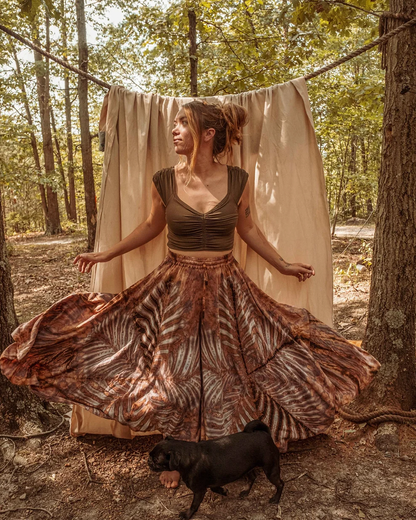 Hand Dyed Palazzo Pants