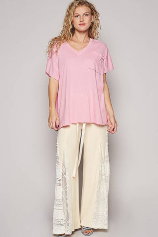 Oversized V-Neck Tee