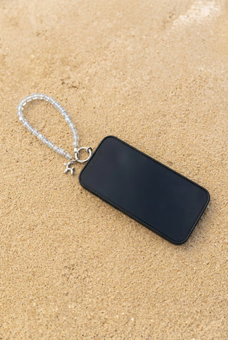 Cellphone Wristlet Keychain, Gray - Beach Gypsy