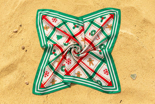 Christmas Print Bandana - Beach Gypsy