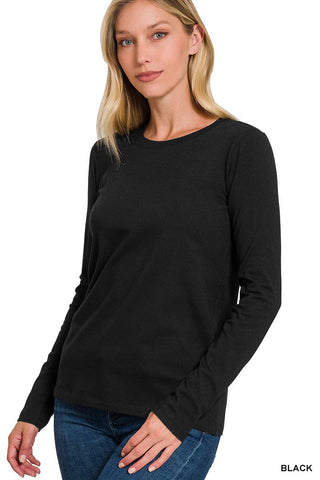 Crew Neck Long Sleeve Top - Beach Gypsy