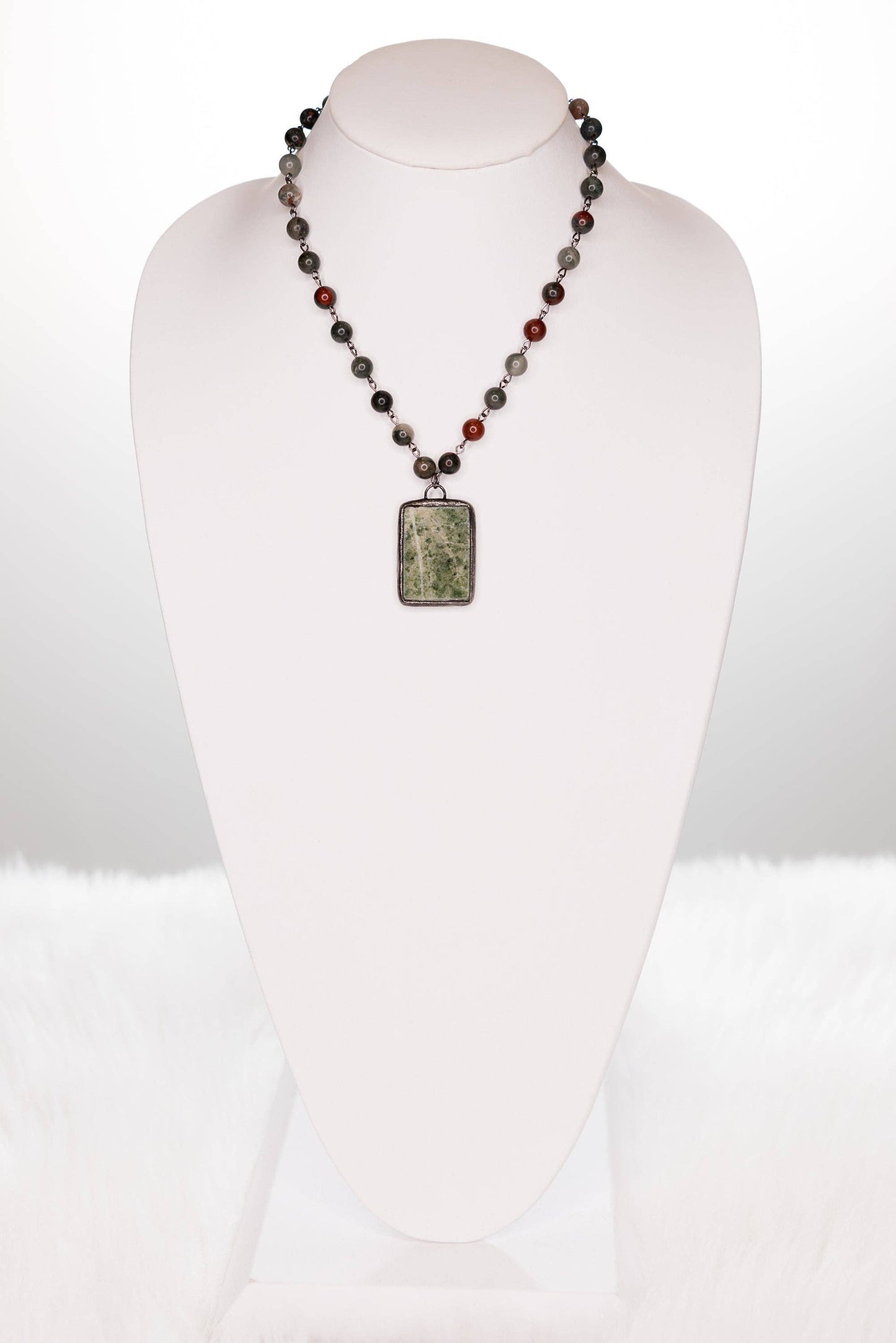 Jasper Necklace on Mannequin