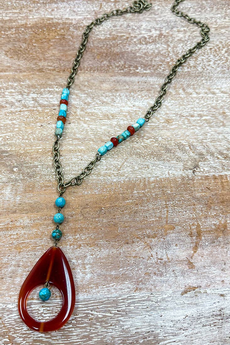 Georgia Necklace Turquoise