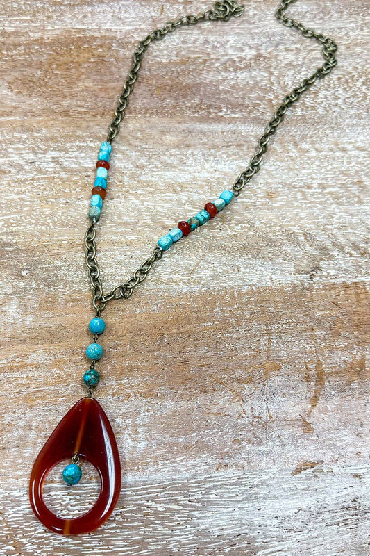 Georgia Necklace Turquoise
