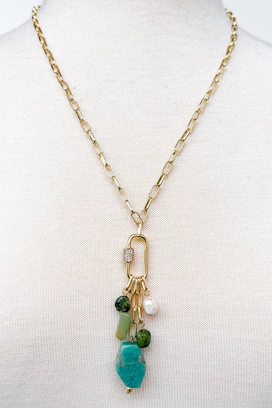 Karla Long Chain Link Necklace