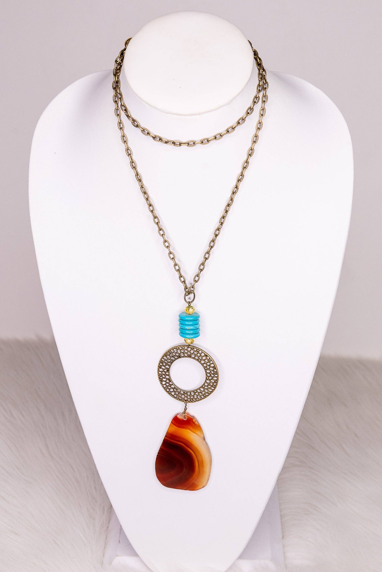 Marcela Bronze Necklace