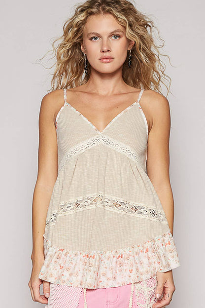 Polly V-neck Tank Tunic top