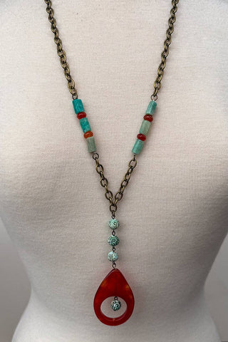 Georgia Necklace Amazonite - Beach Gypsy