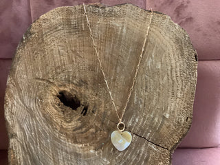 Gold Chain Heart Necklace - Beach Gypsy