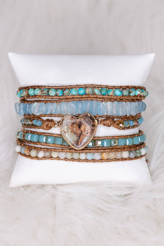 Heart Wrap Bracelet - Beach Gypsy