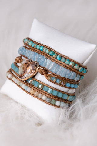 Heart Wrap Bracelet - Beach Gypsy