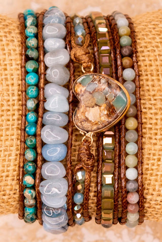 Heart Wrap Bracelet - Beach Gypsy