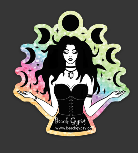 Beach Gypsy Gypsy Glitter Sticker
