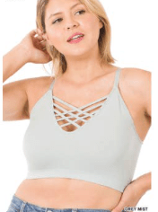 Lattice Front PLUS Bralette - Beach Gypsy